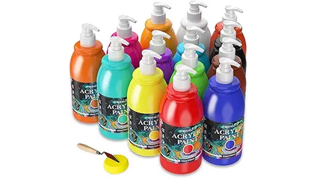 four color acrylic sets