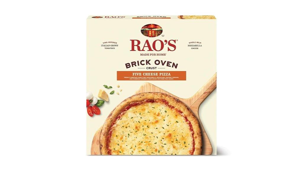 frozen five cheese pizza