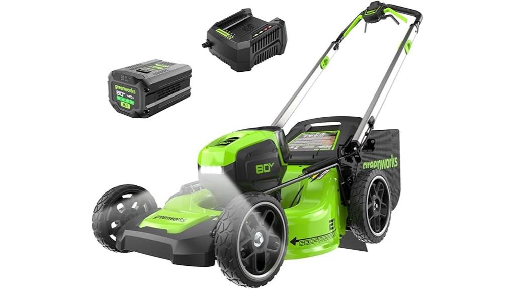 greenworks 80v lawn mower