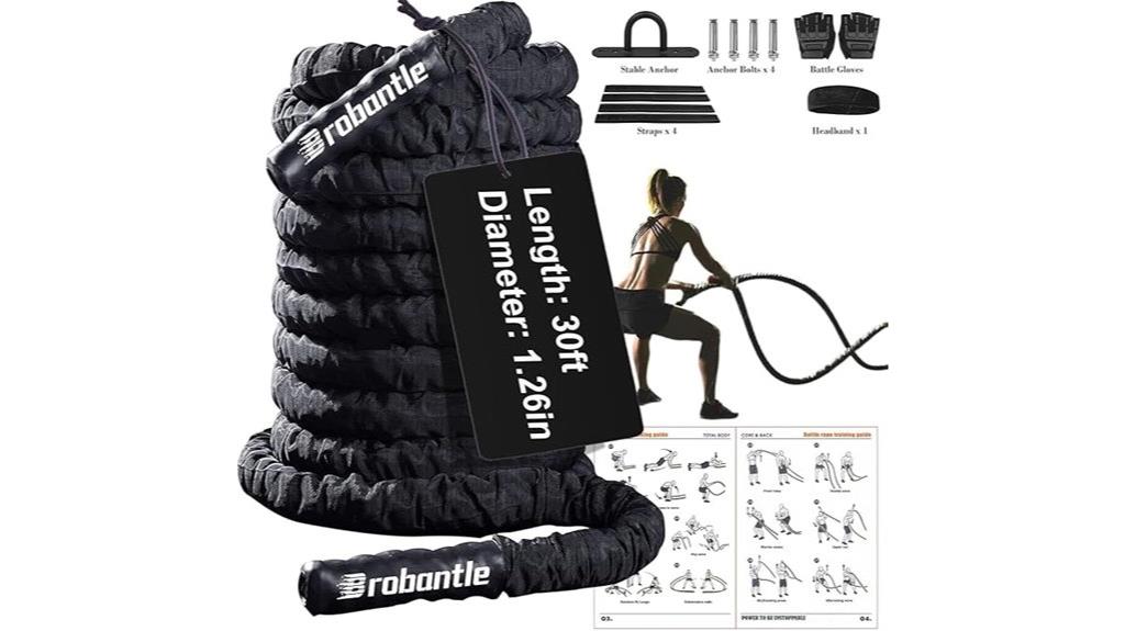 heavy 30 50ft workout rope