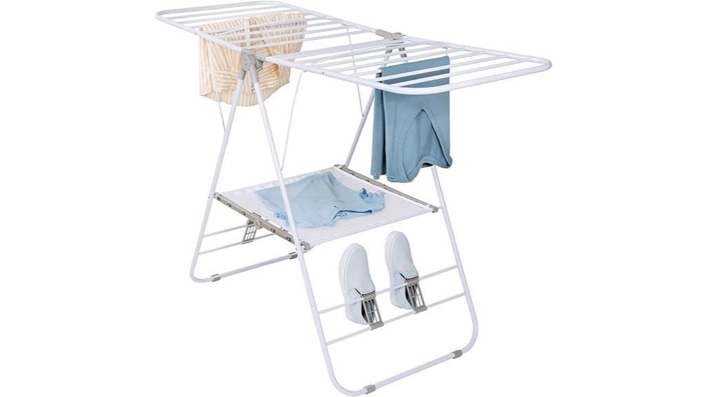 heavy duty foldable laundry rack