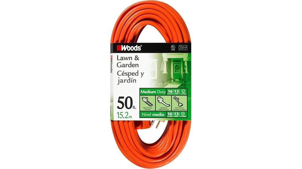 heavy duty waterproof extension cord