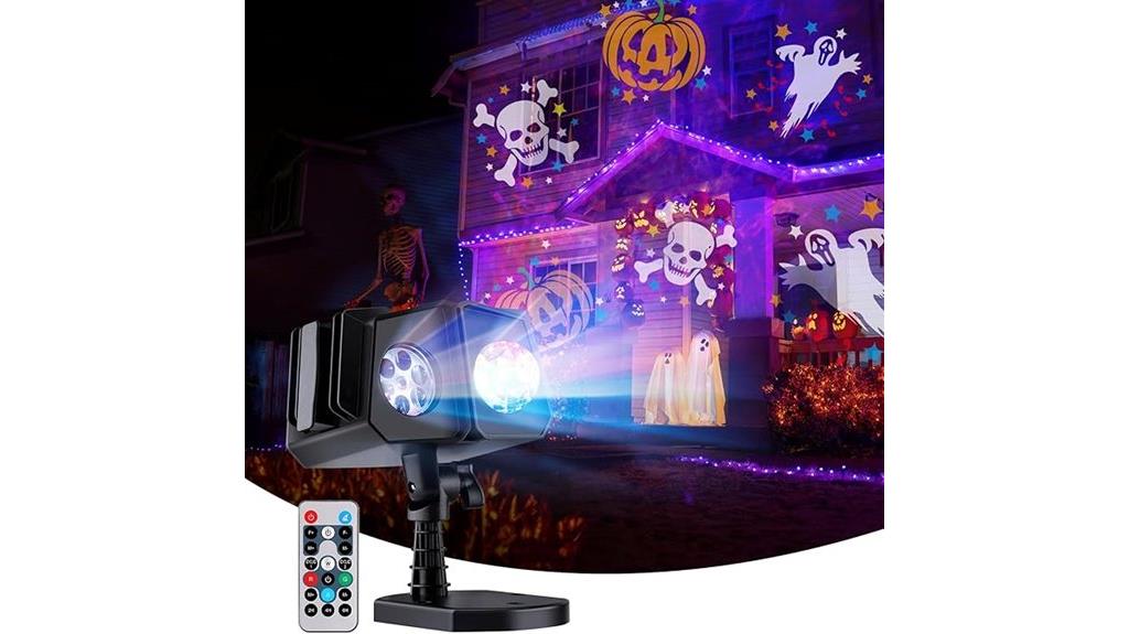 holiday themed projector lights