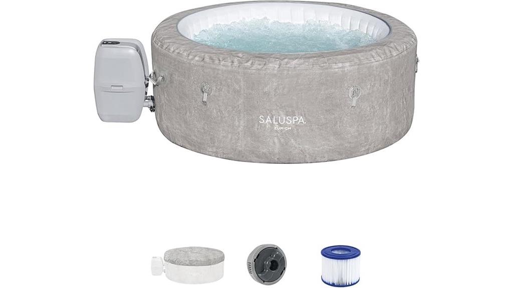 inflatable hot tub for four
