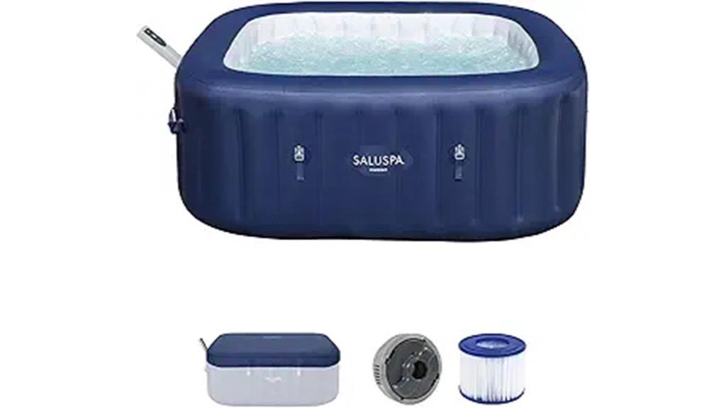 inflatable hot tub with app