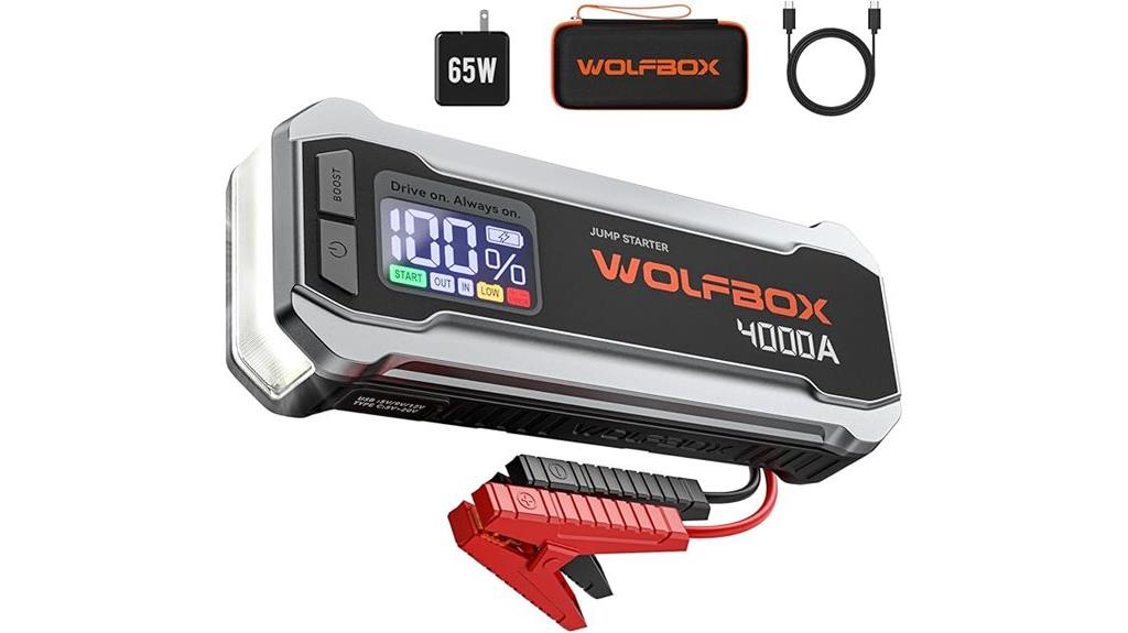 jump starter with quick charger