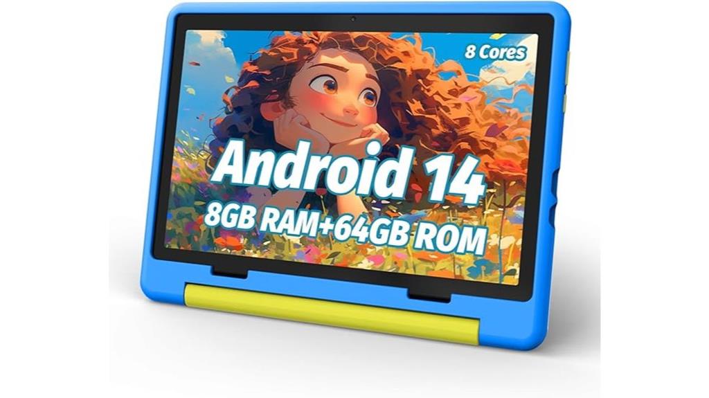 kids android tablet with accessories