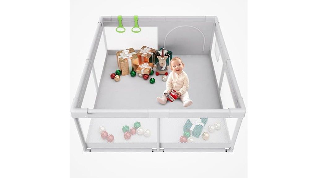 large 47x47 inch toddler playpen