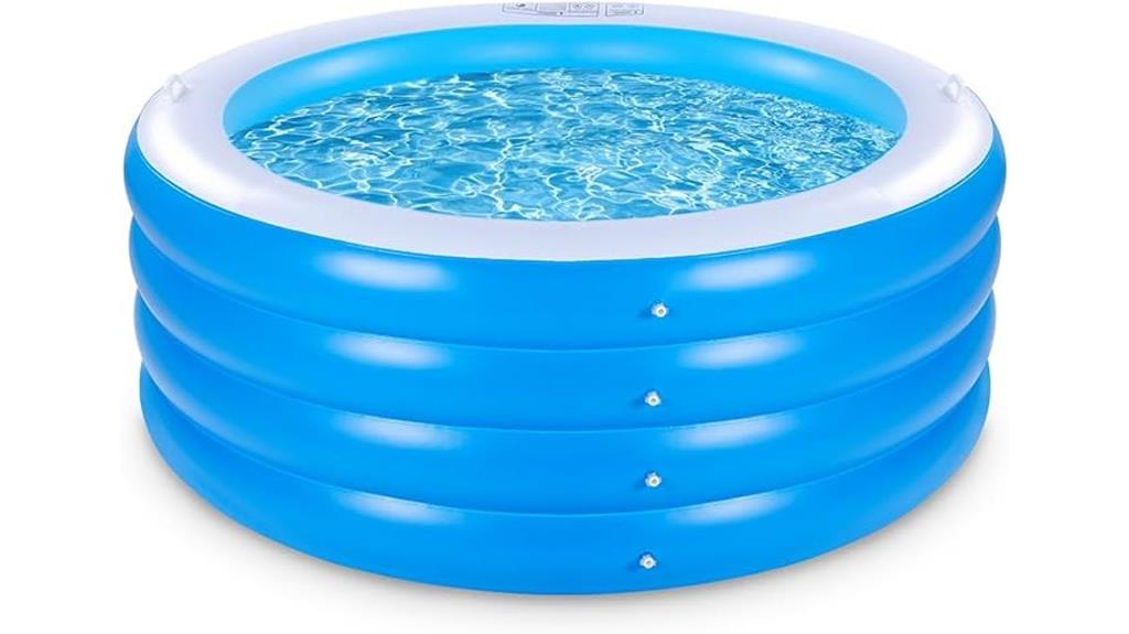large round inflatable pool