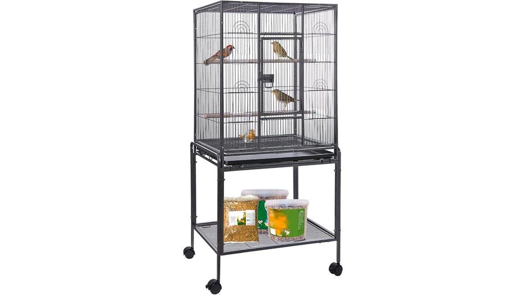large wrought iron bird cage