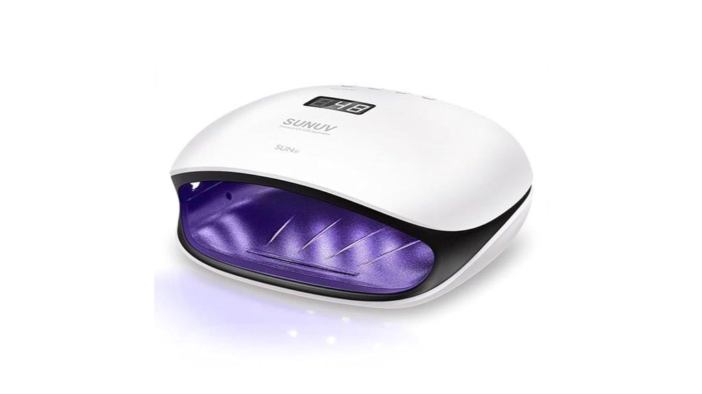 led nail lamp lcd