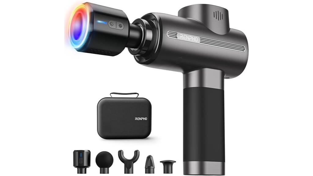 massage gun with heating