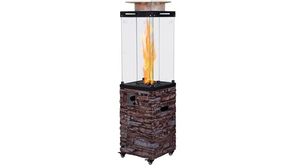 patio propane fire heater