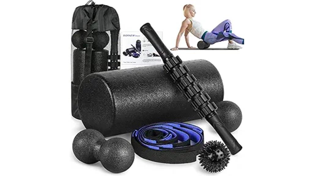 physical therapy foam roller set