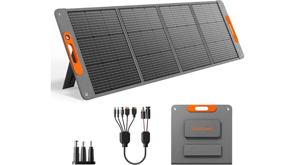 portable 200w foldable panel