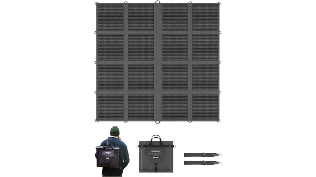 portable 400w foldable solar blanket