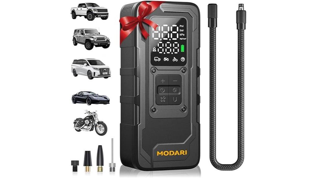 portable car bike inflator