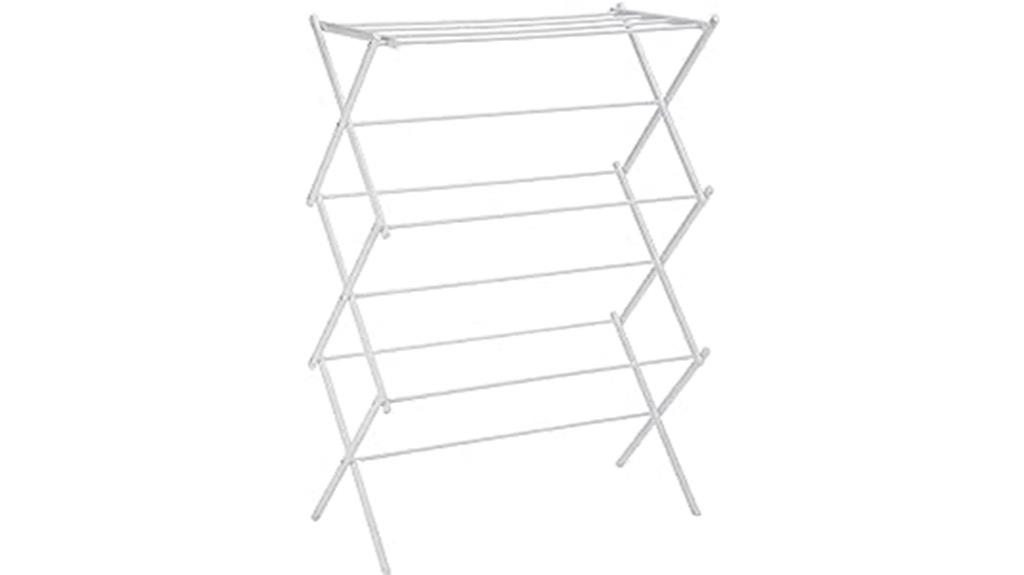 portable foldable laundry rack