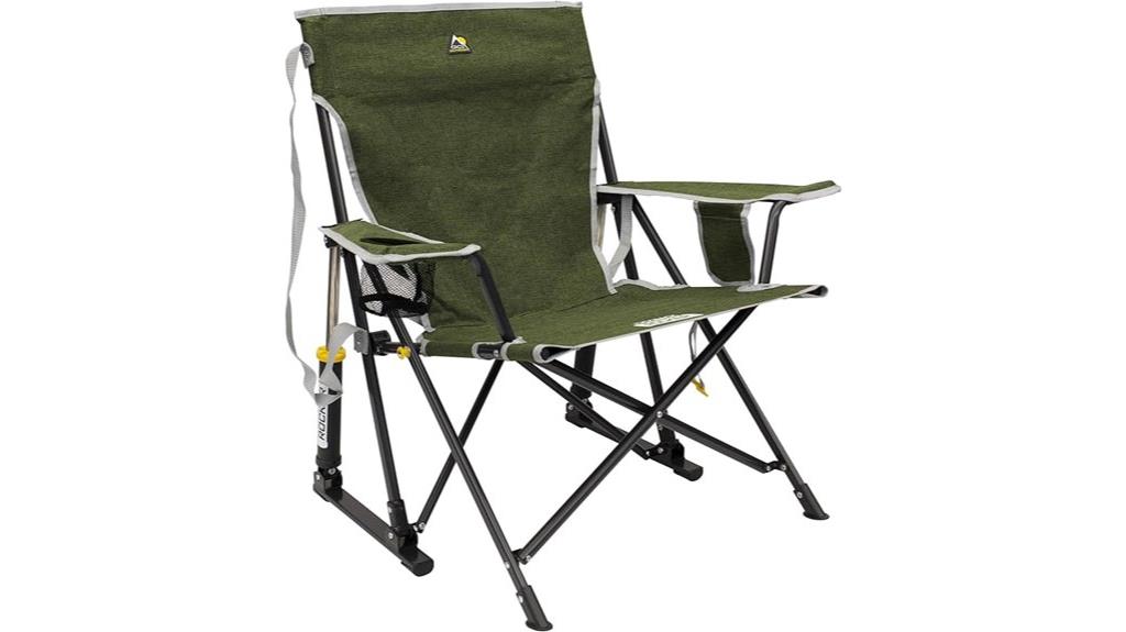 portable rocking camping chair