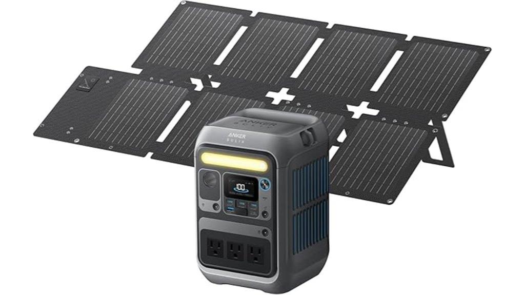 portable solar power system