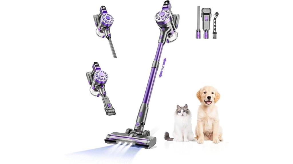 powerful cordless vacuum long battery