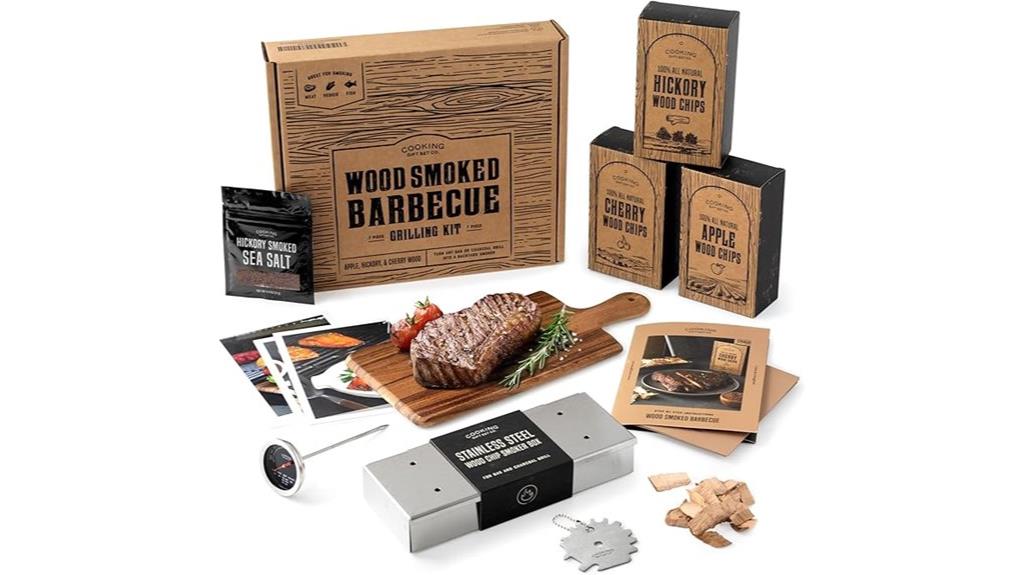 premium gas grill smoker