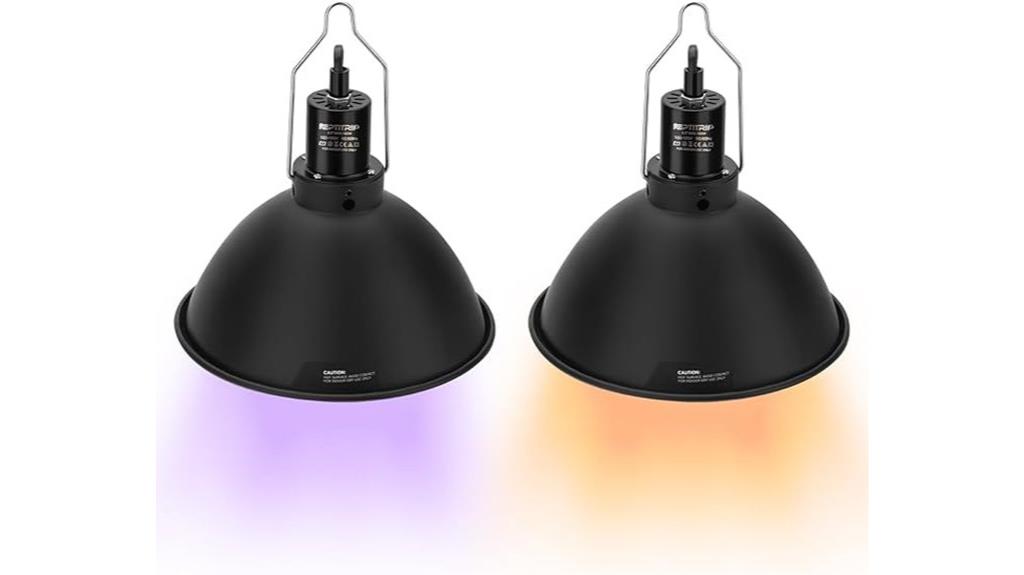 reptile lighting two pack