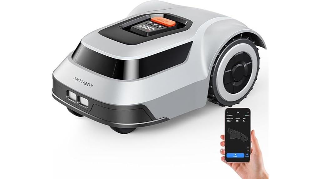robotic mower with boundary