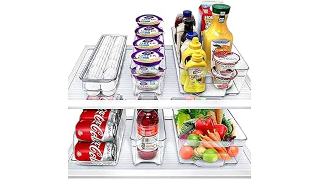 set of 6 storage bins