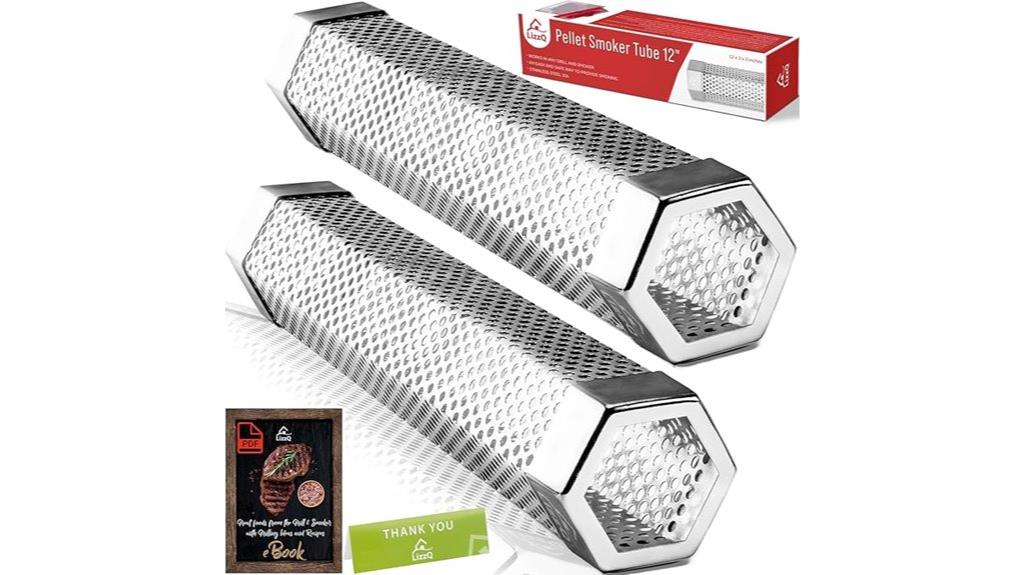set of two smoker tubes