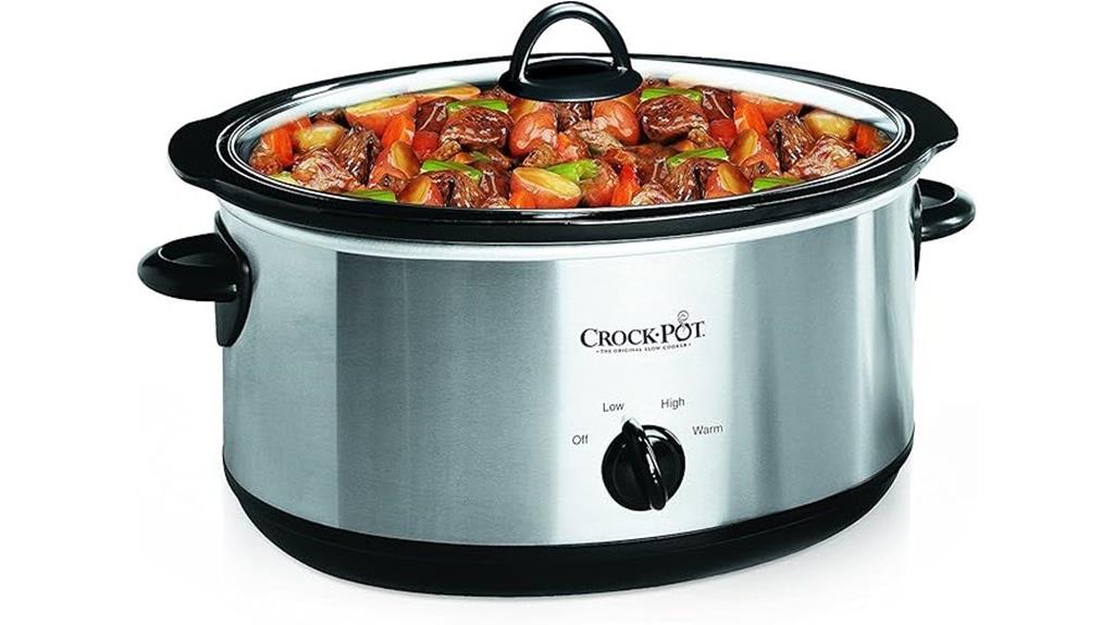 seven quart oval slow cooker