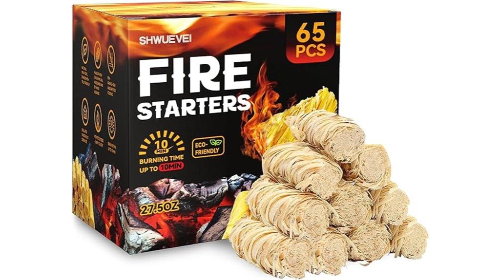 sixty five piece fire starter set