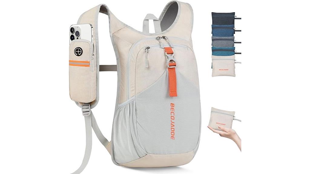 small hiking backpack