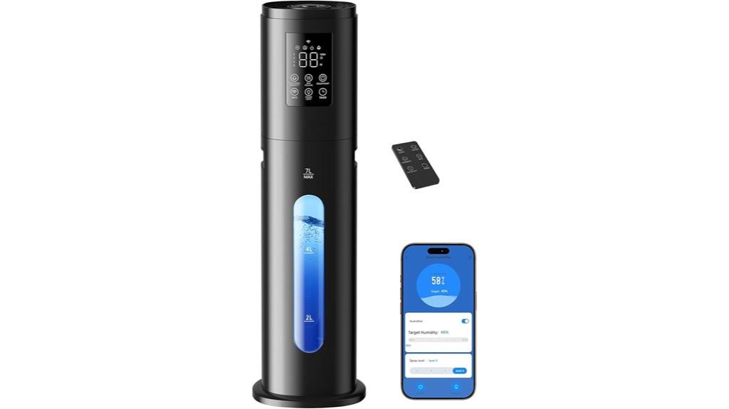 smart 7l bedroom humidifier