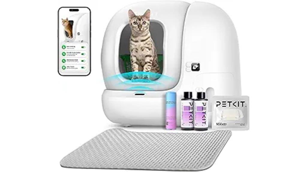 smart self cleaning cat litter box