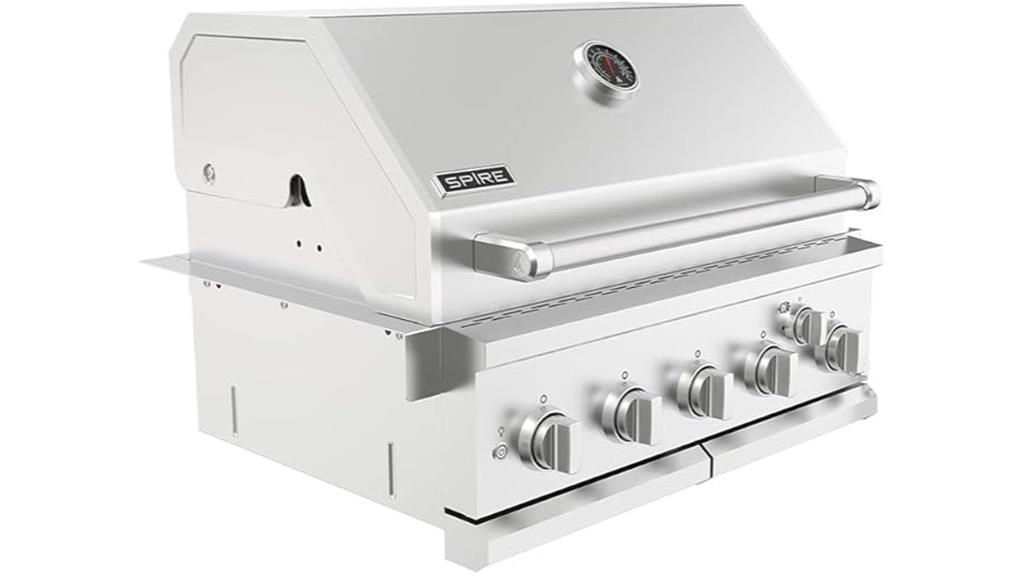spire 5 burner gas grill