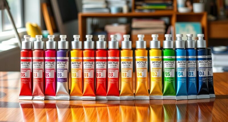 top acrylic paint sets