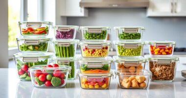 top glass food storage options