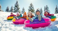 top inflatable snow tubes