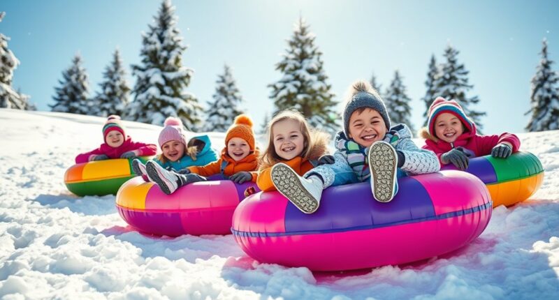 top inflatable snow tubes