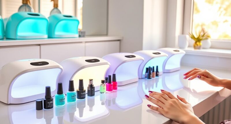 top led nail lamps