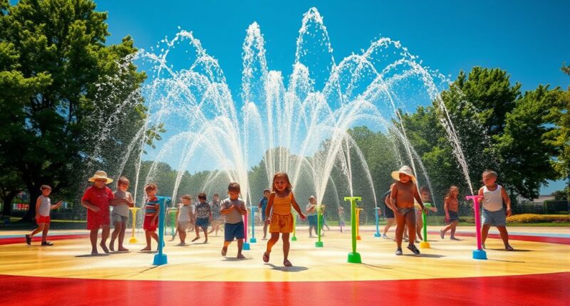 top summer splash pads