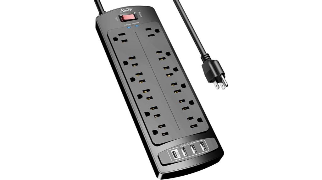 twelve outlet usb power