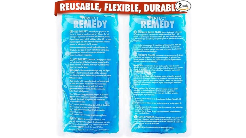 two pack gel cold packs