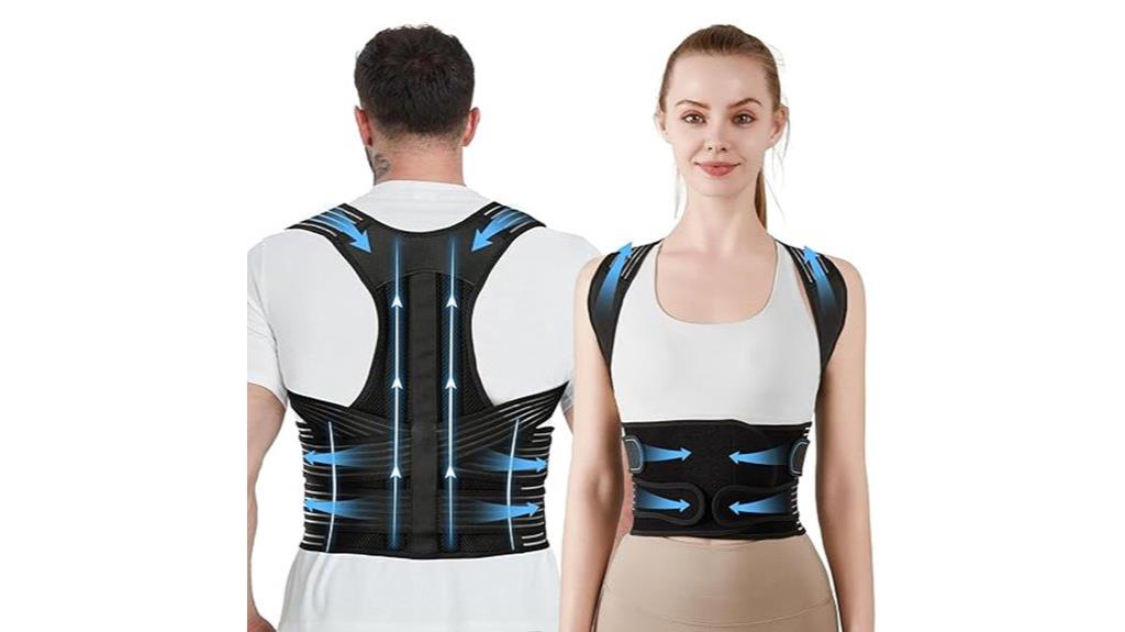 unisex posture support brace