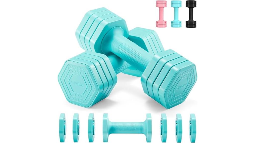 versatile rubber handle weights