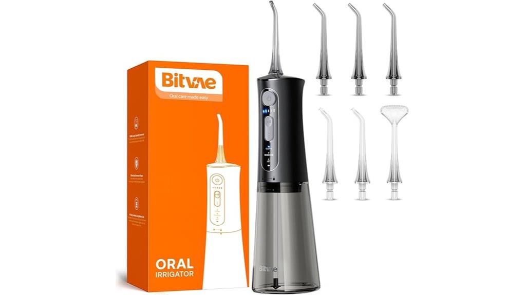 water flossing dental tool