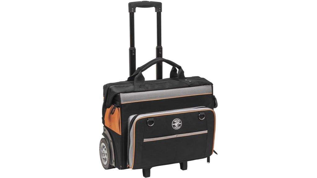 water resistant wheel tool bag