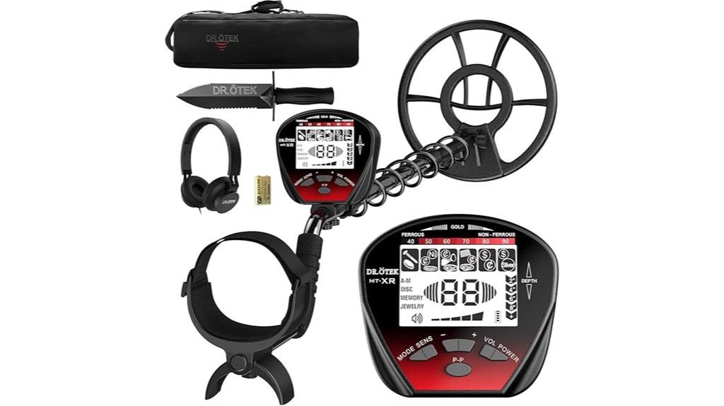 waterproof metal detector lcd