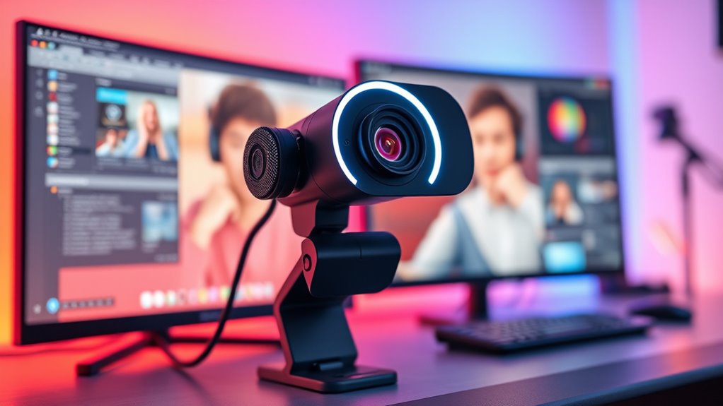 webcam features for streaming